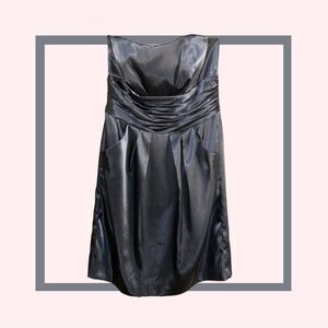 Silver Metallic Dress  